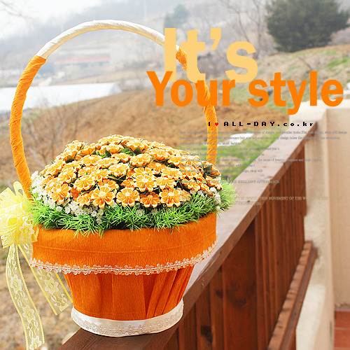 올데이 (종이장미)노을진 하늘 플라워100송이set(재료패키지) 34,800원