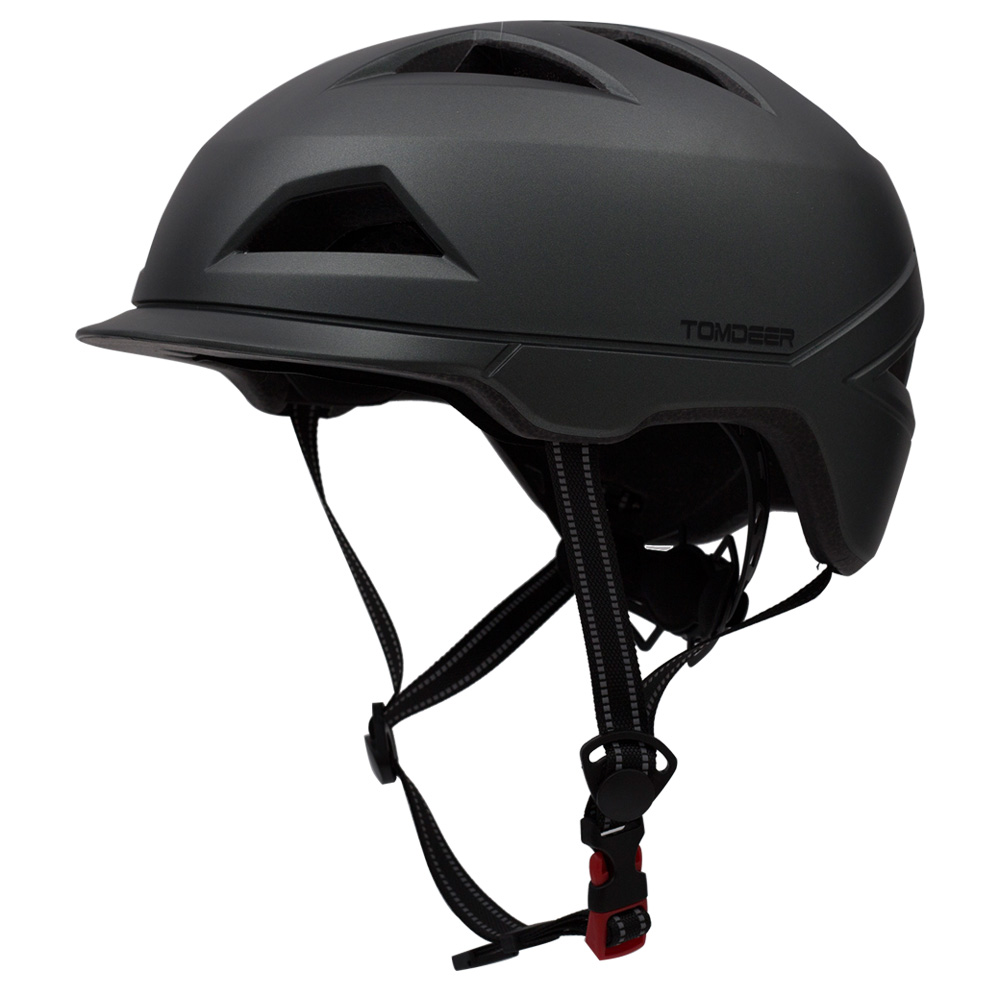 톰디어 후미등겸용 어반 전동킥보드헬멧 자전거헬멧, 매트 다크그레이, 1개 41,510원