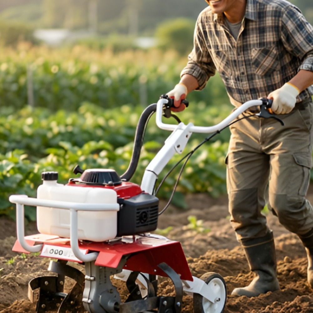 미래실업 힘쎈 소형 관리기 경운기 농기계 로터리 로타리 미니 농업용 트랙터 텃밭 로터리 밭갈이, 1개 409,000원