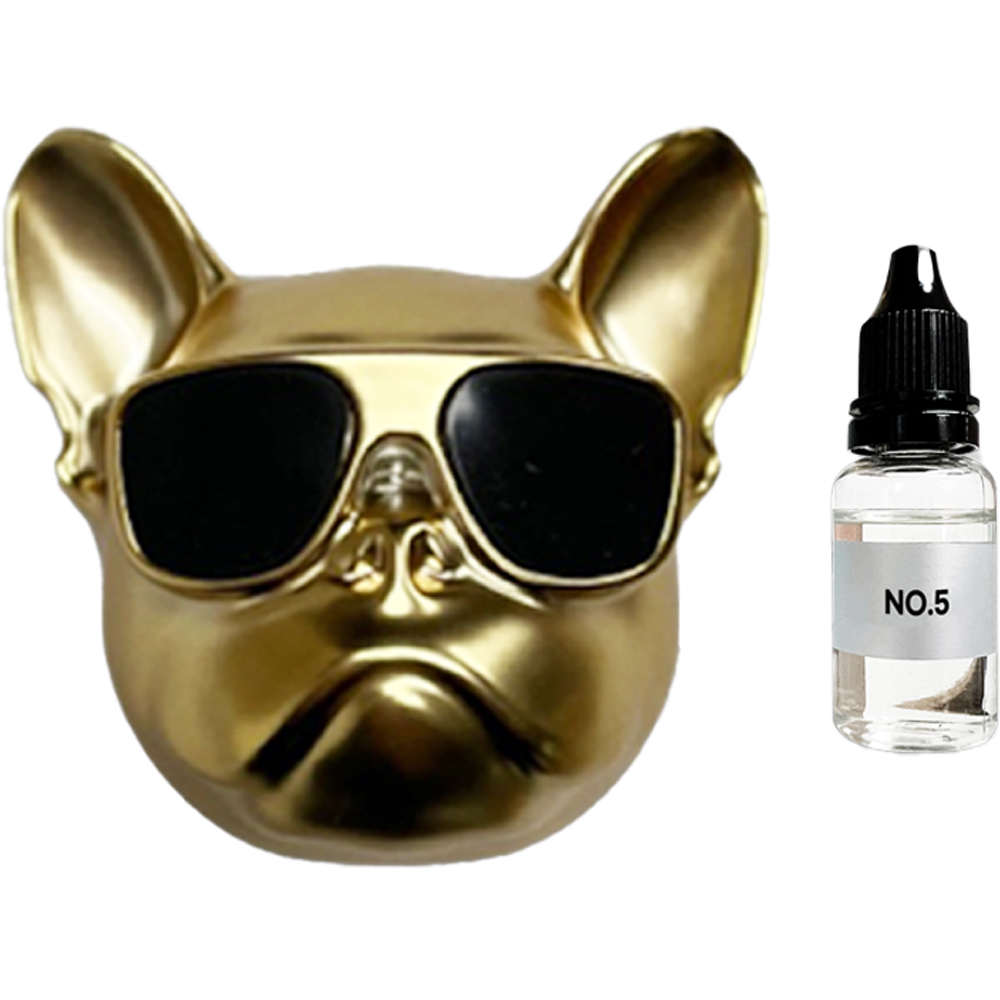 엠퓨처 차량용 불독 방향제 매트골드 + 오일 15ml + 클립 3cm + 오일솜 세트 11,010원