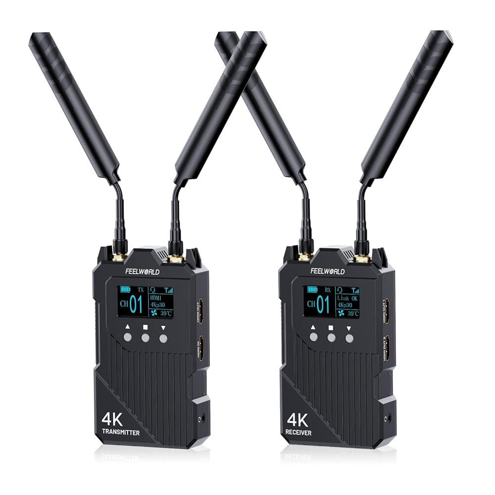 FEELWORLD WT1H 4K 무선 HDMI 비디오 전송 시스템 듀얼 라이브 스트리밍 포함 511,500원