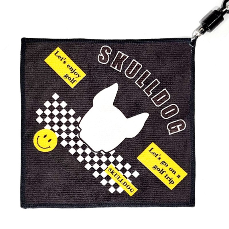 스컬독 골프 자석 마그넷 타올 양면 초극세사 공 수건 레트로 체커 노캐디 라운딩, 블랙, 1개 10,900원