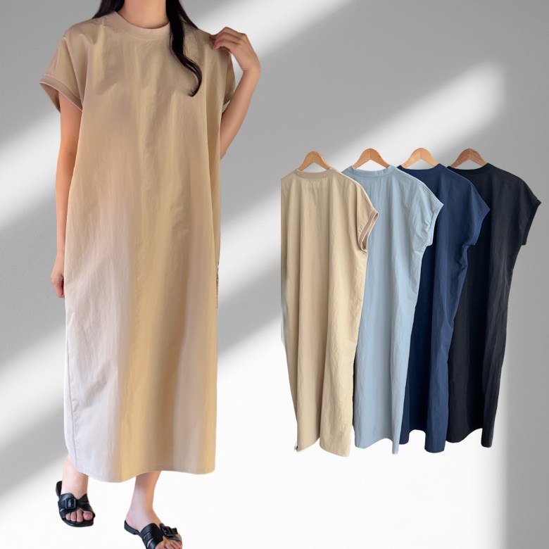 유오르 중년 여성 여름 국산 바스락 원피스 23,500원