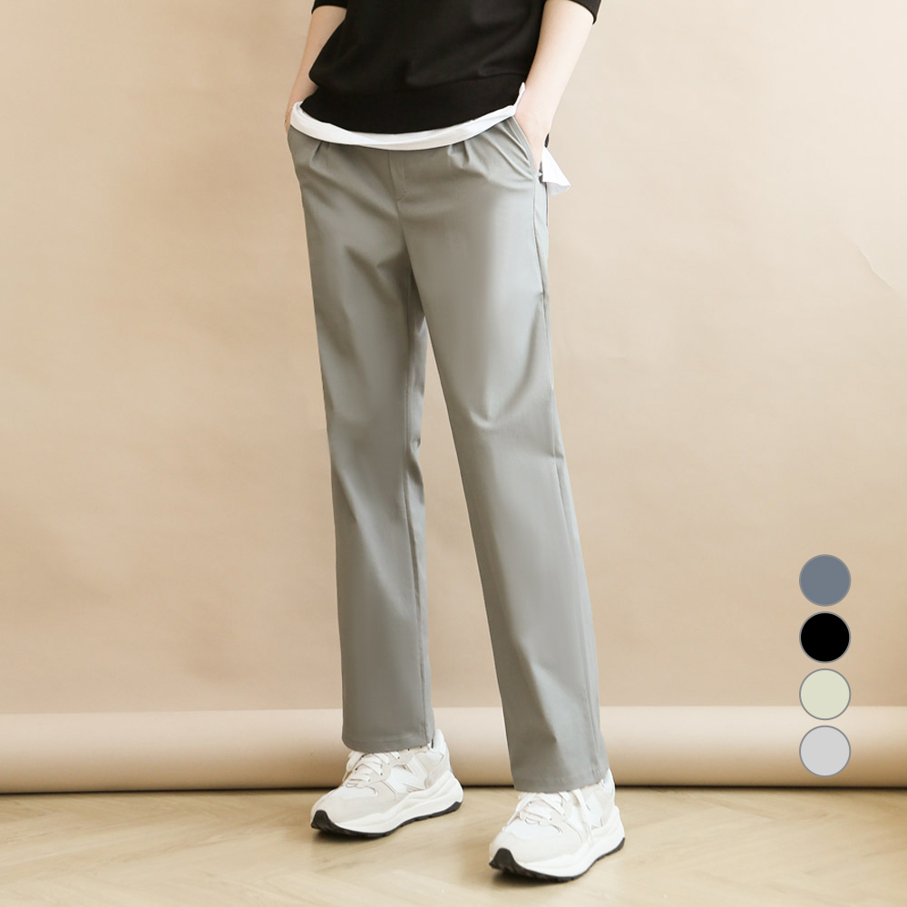 블루포스 남성용 칸비아 밴딩 플리츠 스판 바지 13,060원