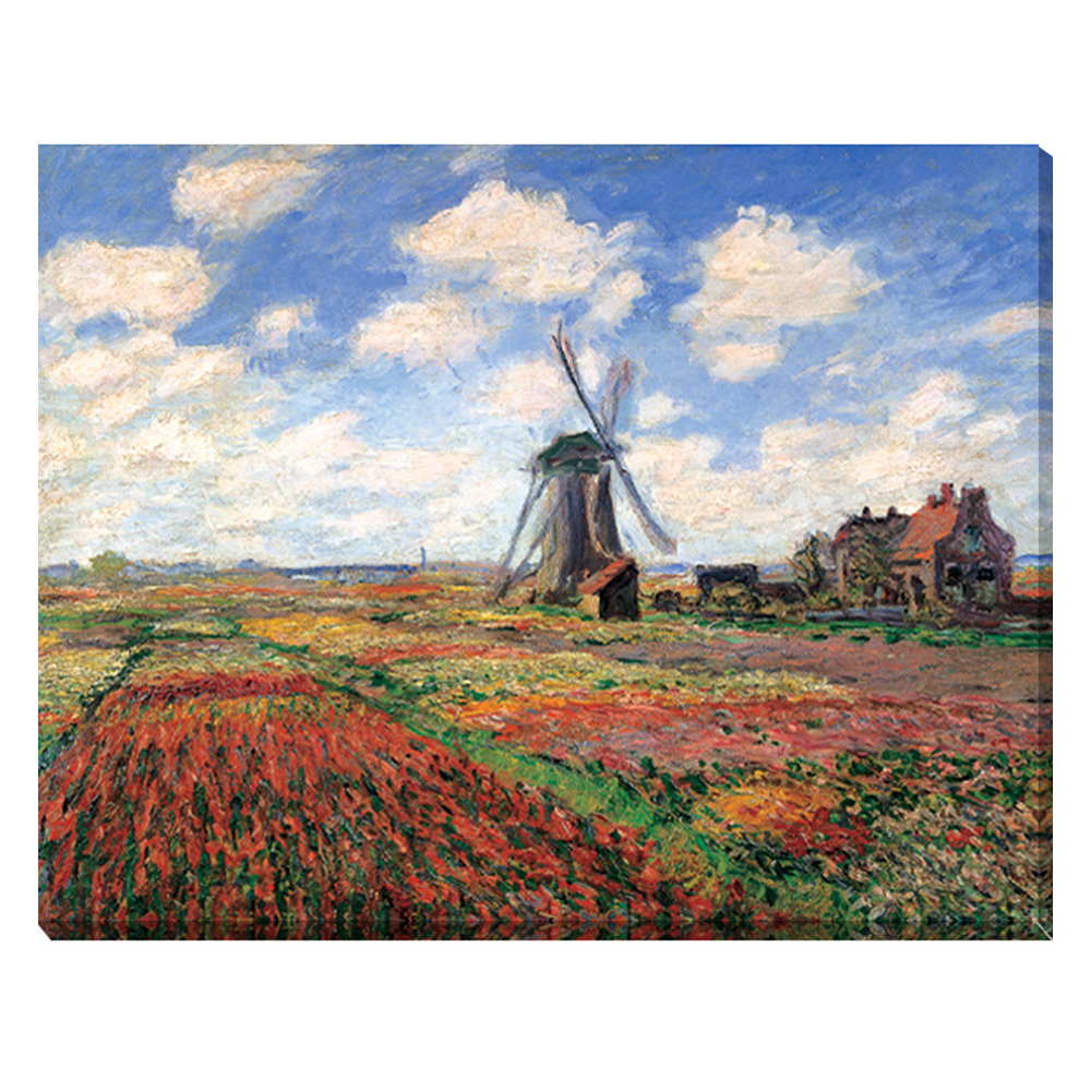 아트마트 클로드 모네 Tulip field with the Rijinsburg Windmill 캔버스액자 63,460원