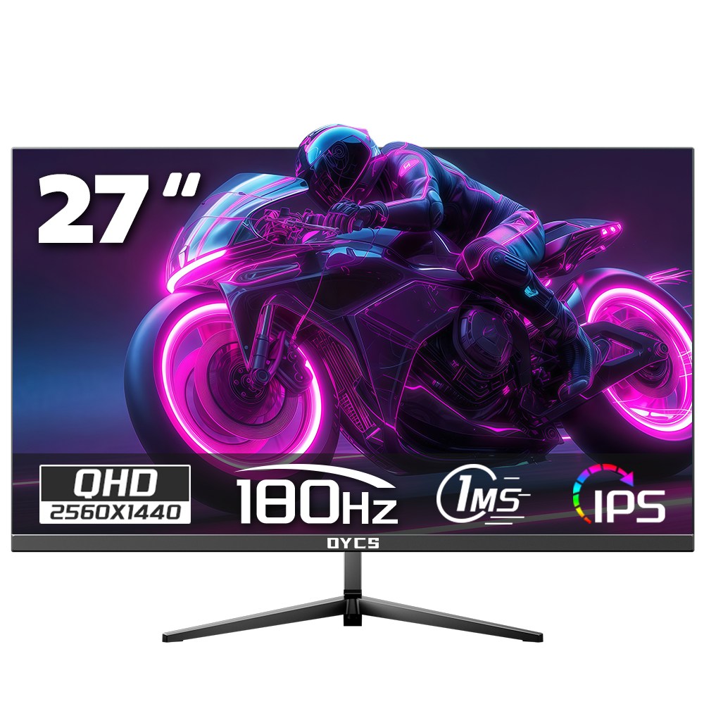 27인치 QHD 120Hz, 180Hz, UHD 160Hz, 평면 게임용 사무용 PC 모니터, 3840*2160, IPS 패널, 2K 180Hz, 70cm, 현재가 260,000원
