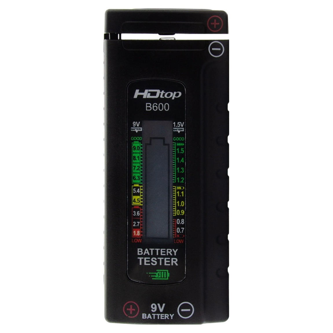 에이치디탑 디지털 LCD 슬라이드 건전지 테스터기 HT-B600, 1개 9,000원
