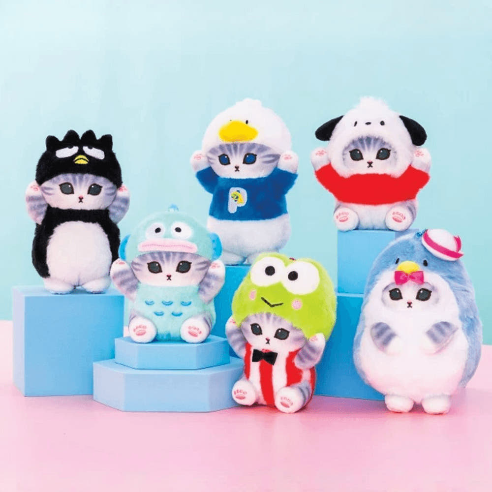 코코핑크 모프샌드 X 산리오 콜라보 고양이 인형 키링 모후산도 mofusand 54,900원