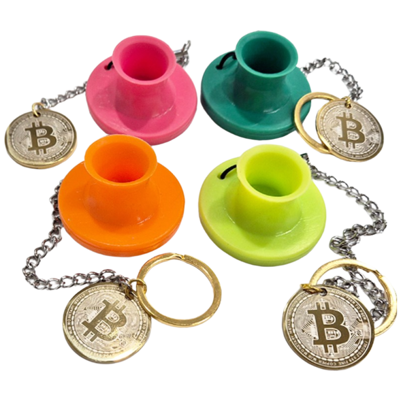 (세트상품) 스컬독 파크골프티 4개 + 티걸이 4개 세트 분실방지 비트코인 티고리 파크골프전용, 1세트, 비트코인 티걸이 4개 12,000원