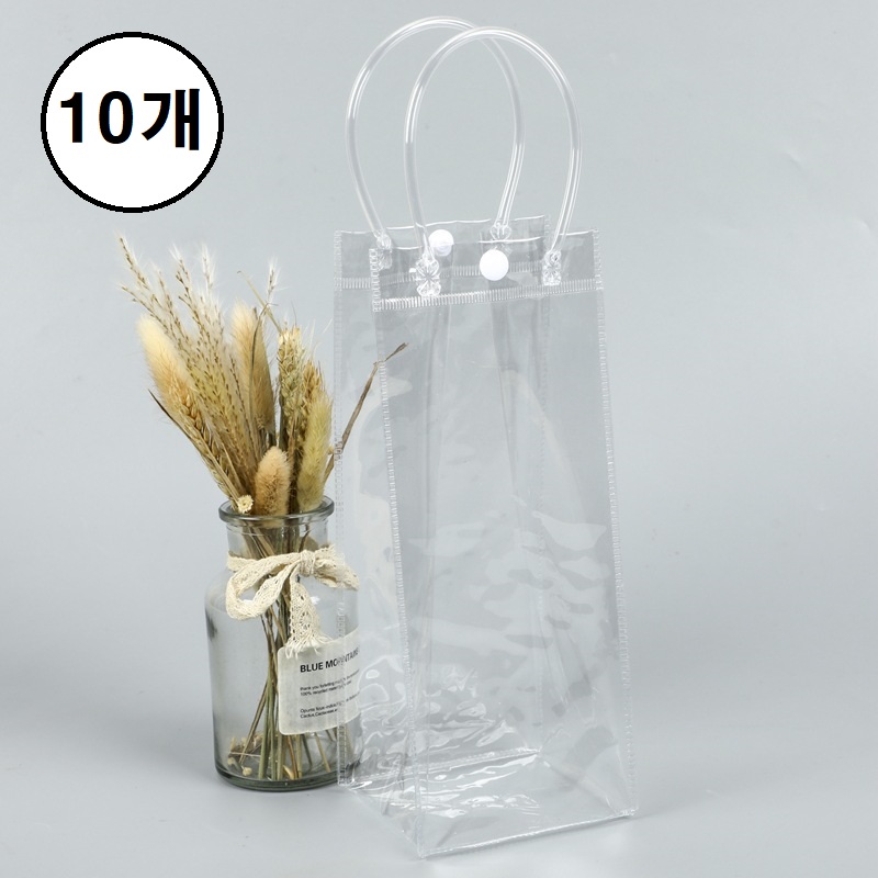 PVC 선물 포장 쇼핑백 테이크아웃 투명 비닐가방 9,900원