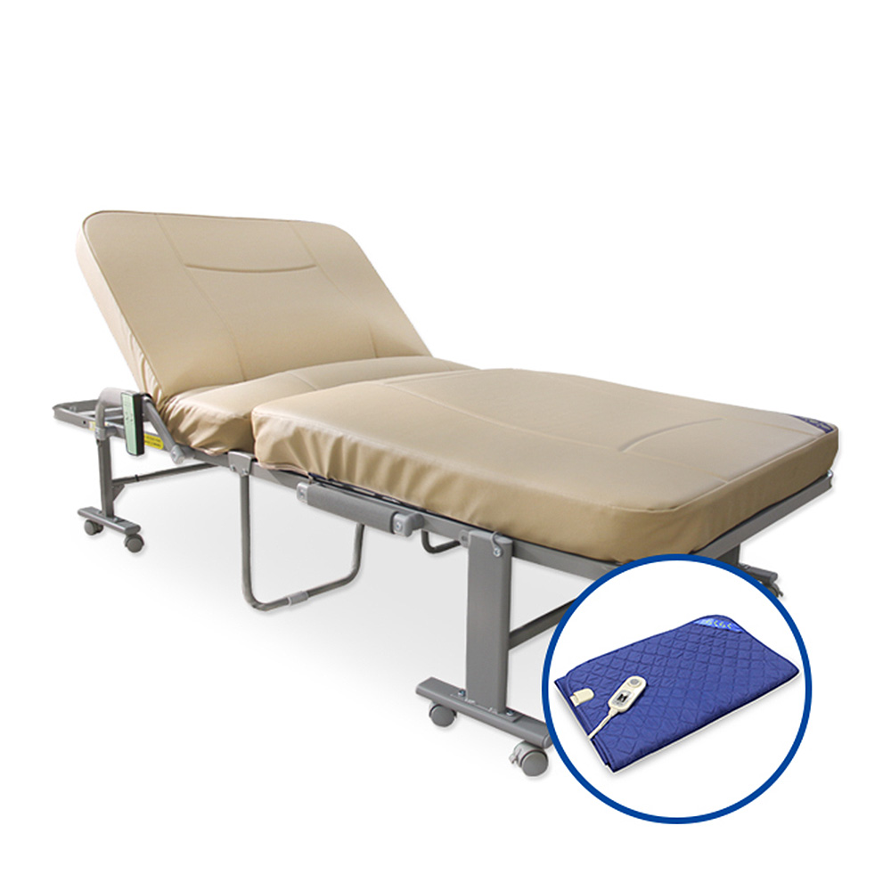 라꾸라꾸침대1인용 전동8탄 온열매트포함 슈퍼싱글 접이식침대 간이침대 전동침대 CBK-008 393,000원