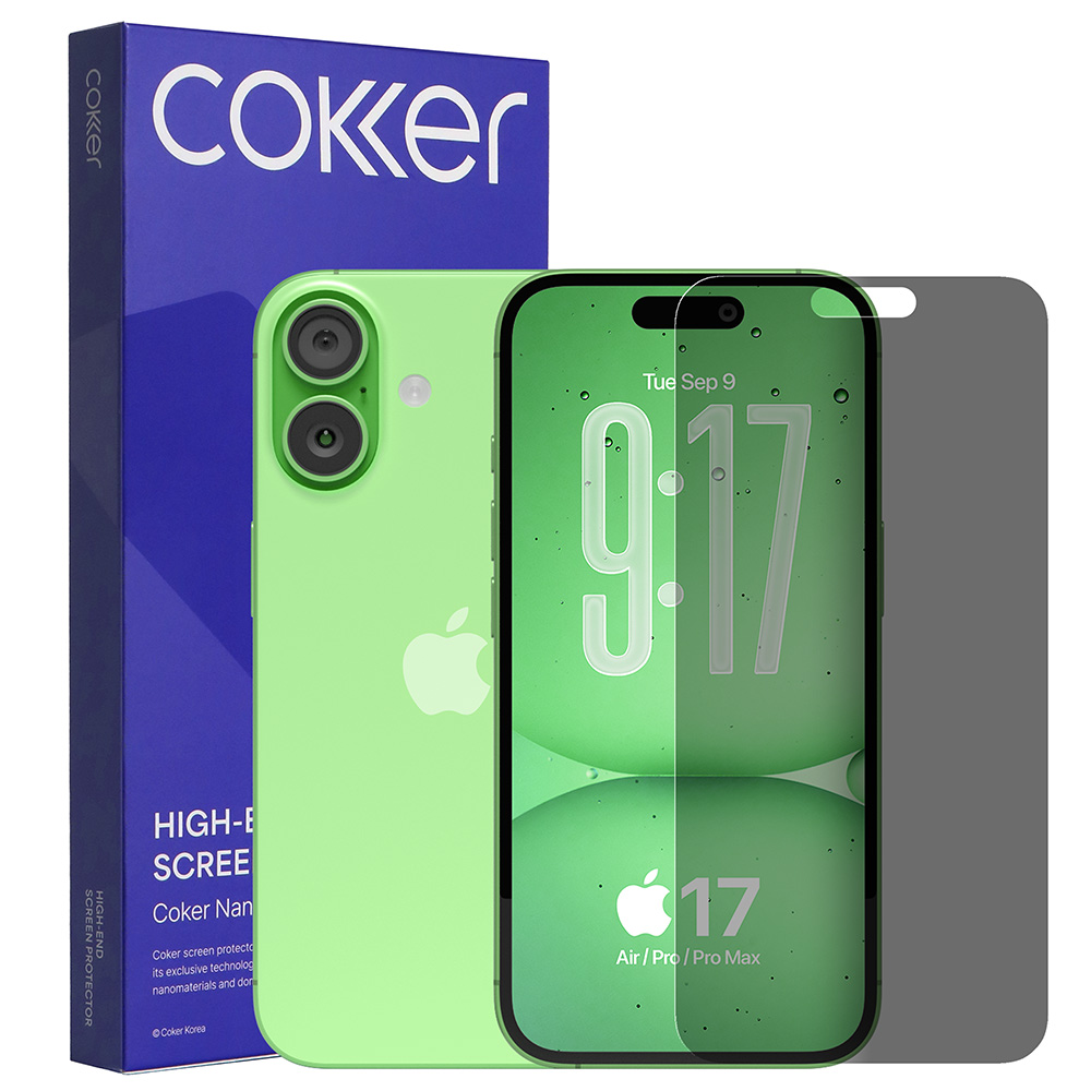 코커 아이폰17 프라이버시 사생활보호 신소재 강화필름 18,800원