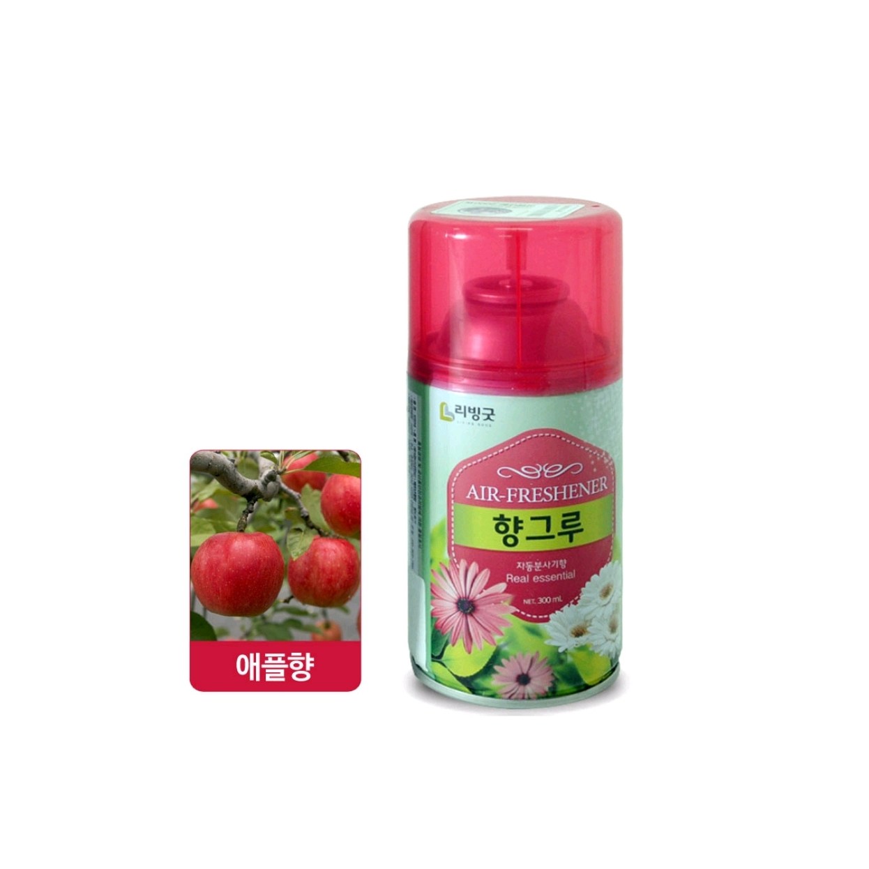 리빙굿 향그루 캔 자동 분사기 애플향 14,500원