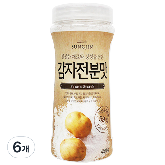 성진식품 감자전분맛 용기형, 450g, 6개 53,880원