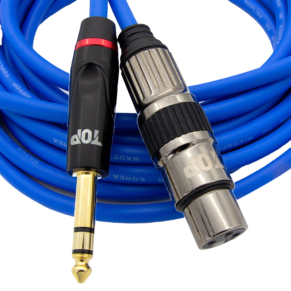 에이치디탑 5.5 스테레오 TO XLR 암 마이크 케이블 5m 29,700원