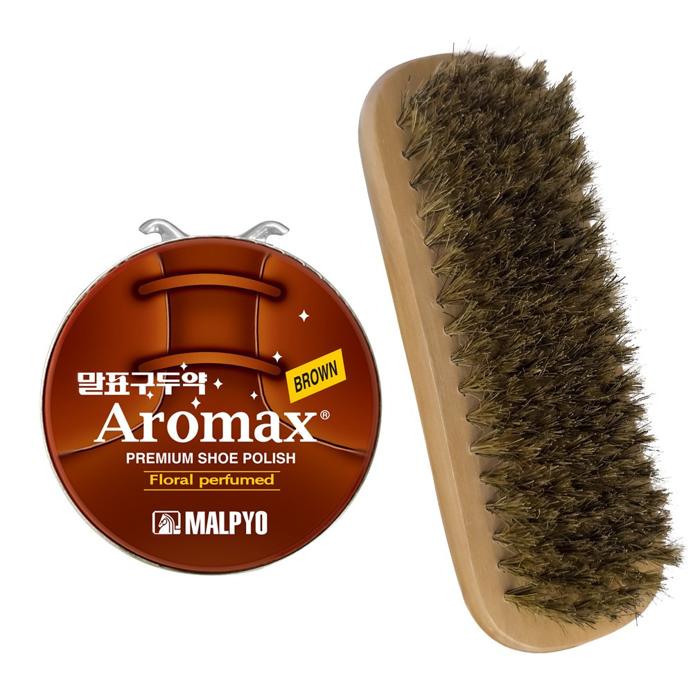 구두솔 말표구두약+구둣솔 1세트 블랙 브라운 택1  mg151ea 9,120원