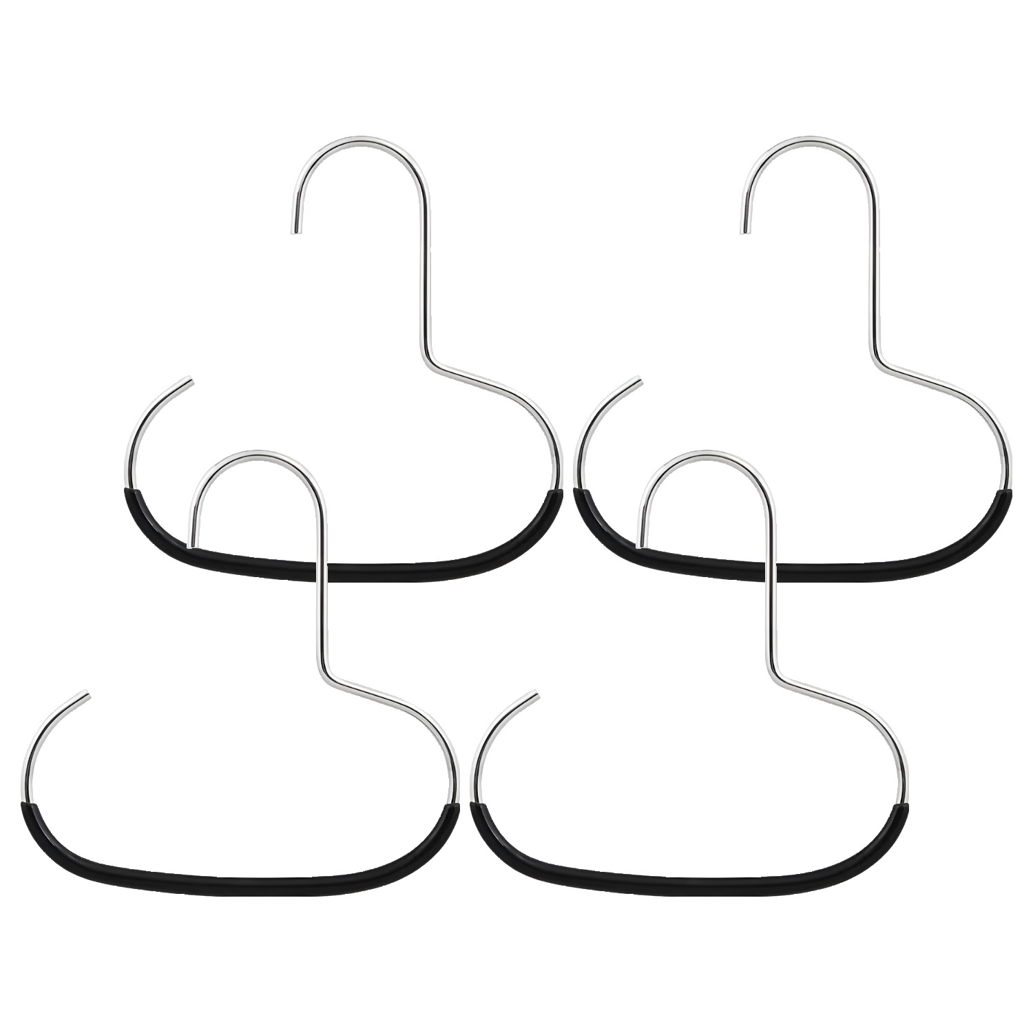 리빙홈디테일 다용도 벨트 넥타이 수납 모자 정리대 LHD-072, 블랙, 4개 5,000원