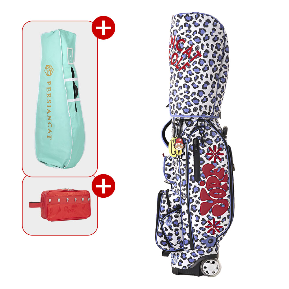 페르시안캣 욜프 콜라보 레오파드 크리드 029 휠 캐디백 퍼플(P4FUCB29), 퍼플(P4FUCB29) 990,000원