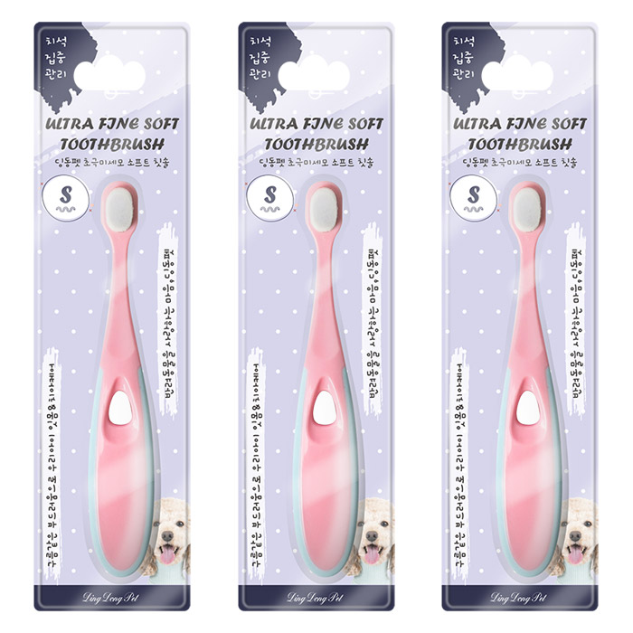 딩동펫 반려동물 초미세모 소프트 칫솔 S 7,000원