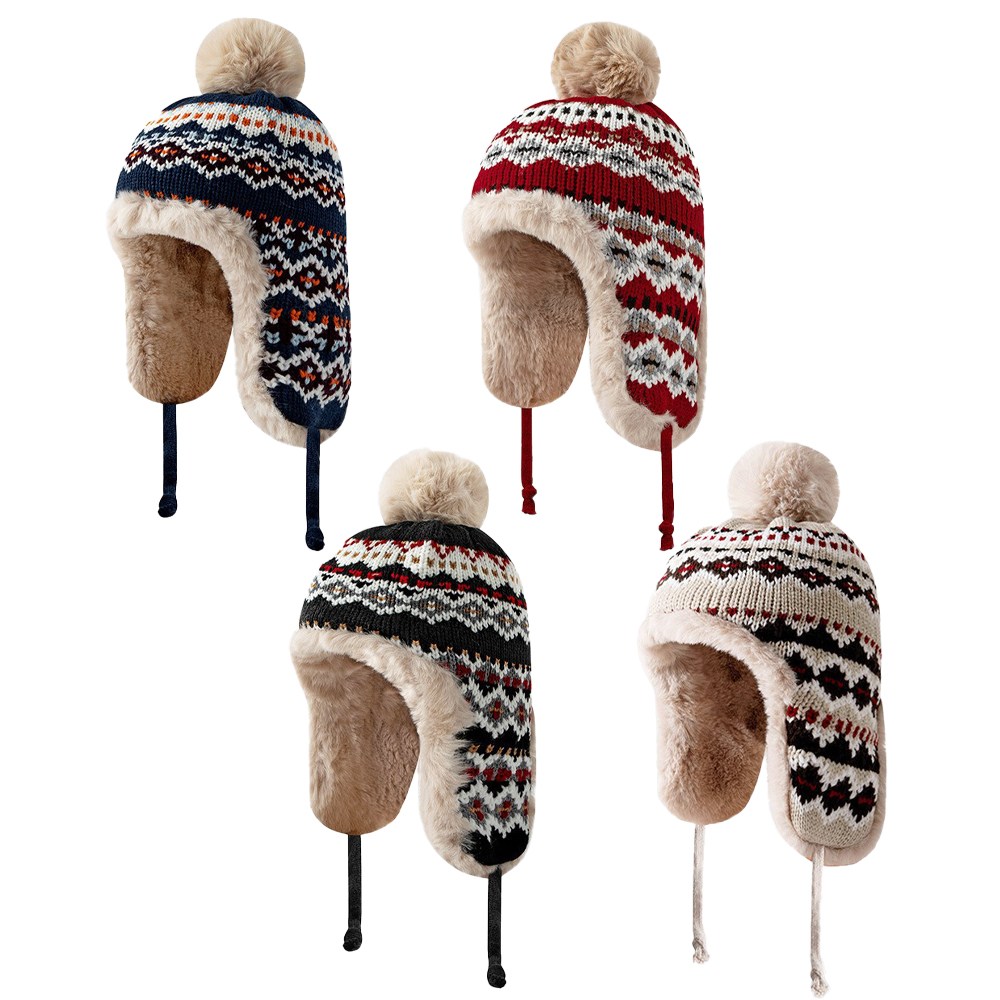 호가 노르딕 에코퍼 귀달이 모자/ 겨울 방한 니트 이어머프 군밤 귀마개 털 스키 귀덮는 모자 13,900원