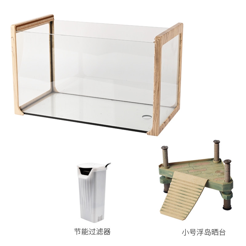 태림 거북이 수조 수륙형 유리 케이지 생태 사육장 테라리움, 1 85,000원