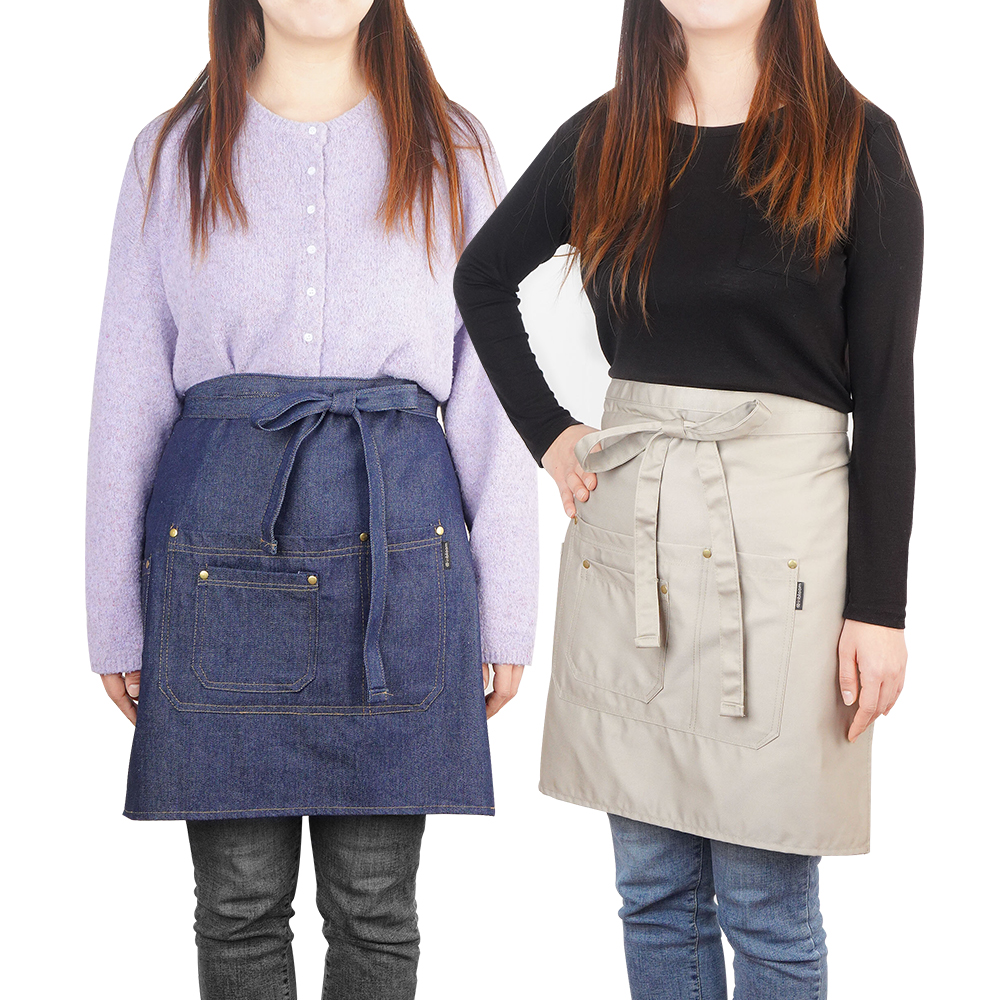 인블룸 바리스타 하프 에이프런 2종 세트, 데님, 베이지, 1세트 23,140원