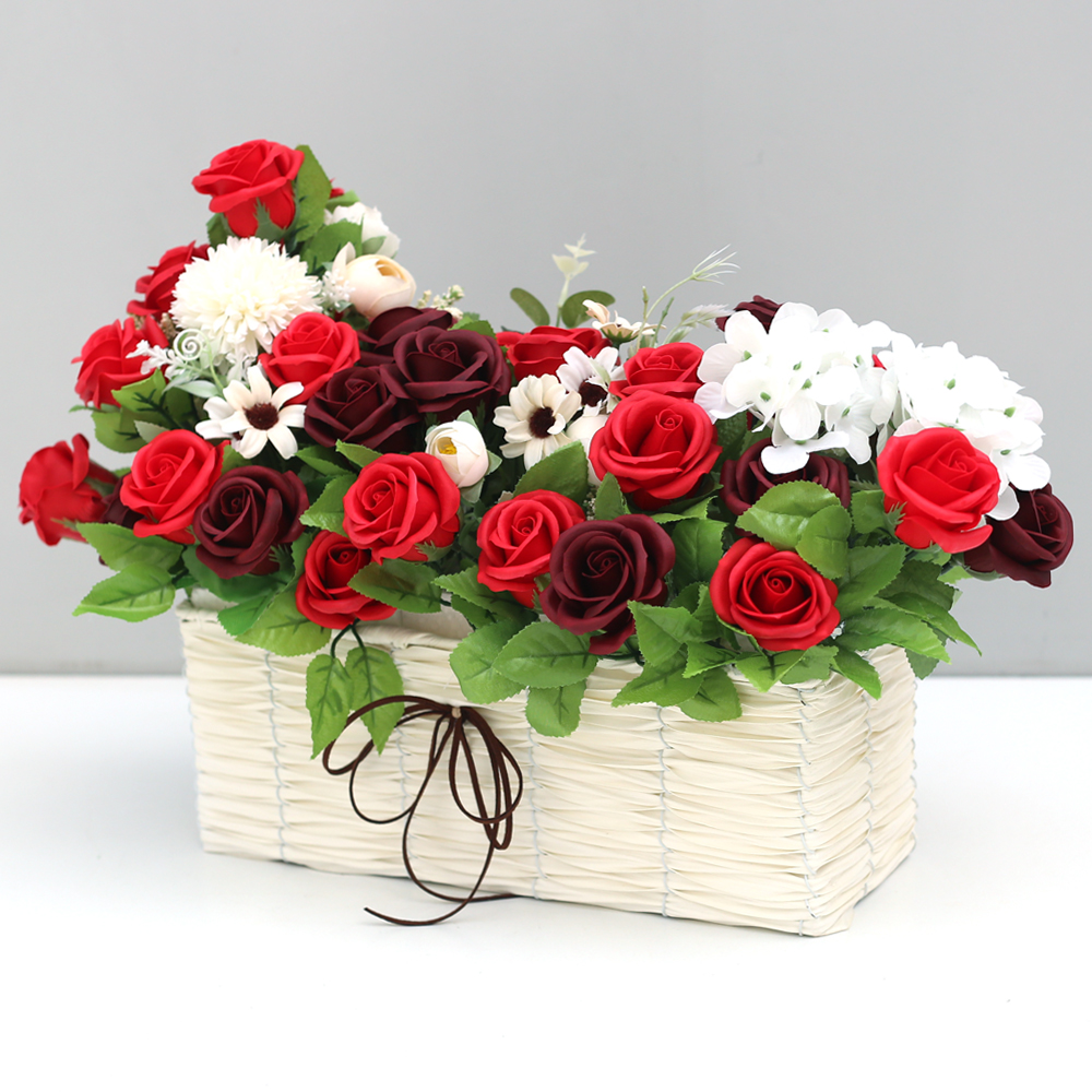 아침향기 비누꽃 장미 믹스 꽃바구니 대 56,100원