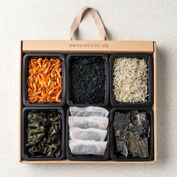 [사전예약] 청해거상 건어물 선물세트 실속 6종혼합 43,500원