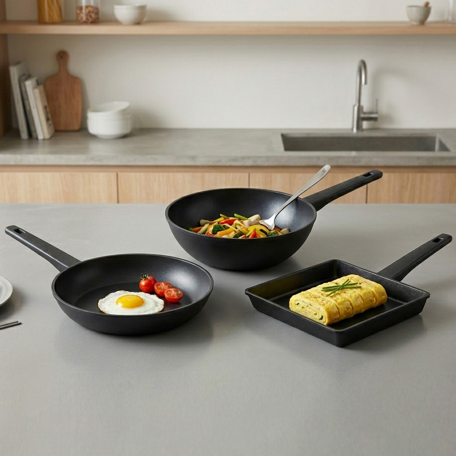 키친아트 에코A 후라이팬28cm + 궁중팬28cm +사각팬23cm 3종세트, 에코A, 1세트, 3종 31,900원