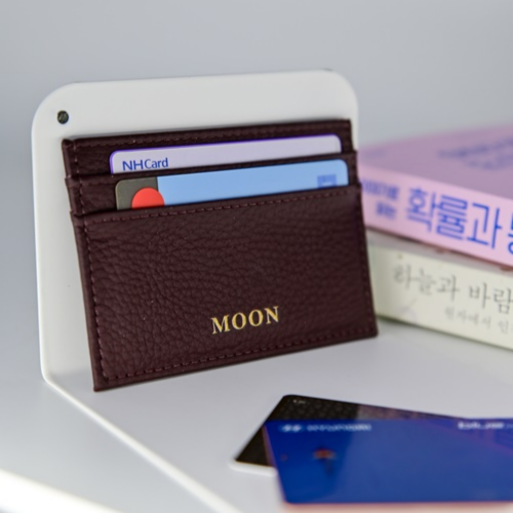 [이니셜 각인] 소가죽 카드지갑 심플 슬림 남녀공용 12,900원