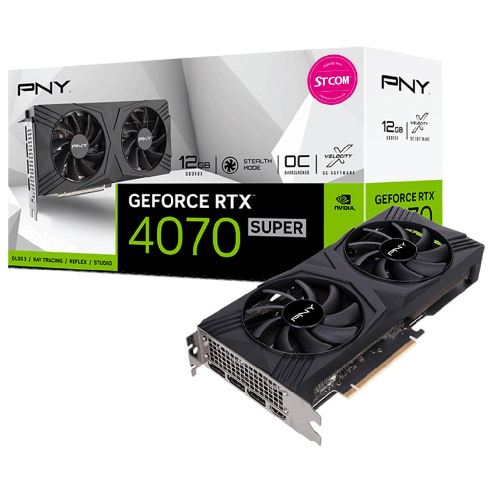 [PNY] 지포스 RTX 4070 SUPER VERTO OC D6X 12GB DF STCOM 1,028,000원