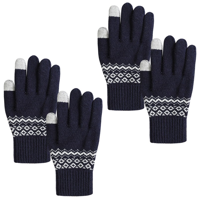 일이공팔 (1+1) 스마트폰 터치장갑 남녀공용 따뜻한 기모장갑 니트장갑 겨울장갑 세트 4,800원