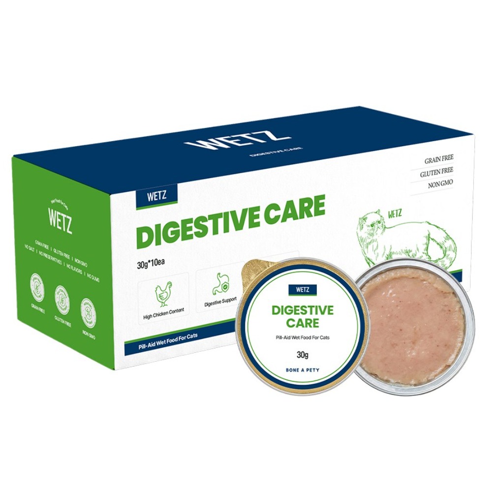 본아페티 고양이 소화&흡수 기능성 습식 캔 사료 투약보조겸용 무항생제, 10개, 30g, 닭 14,900원