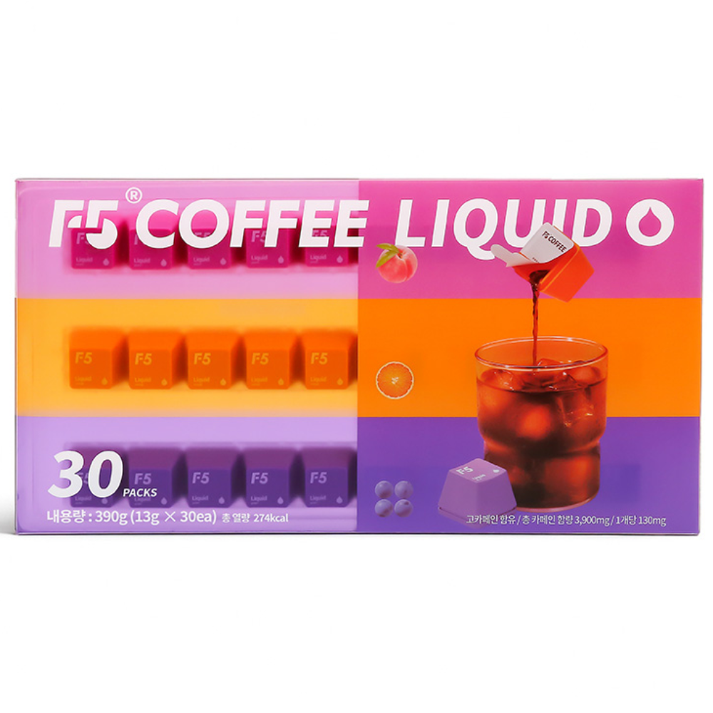 F5 프리미엄 콜드브루 [액상형] 30개입(3종혼합), 1개, 30개입, 390g 40,000원