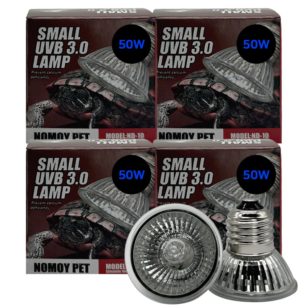 노모이펫 파충류용 할로겐 UVA UVB 3.0 히팅램프 50W ND-10, 혼합색상, 4개 8,440원