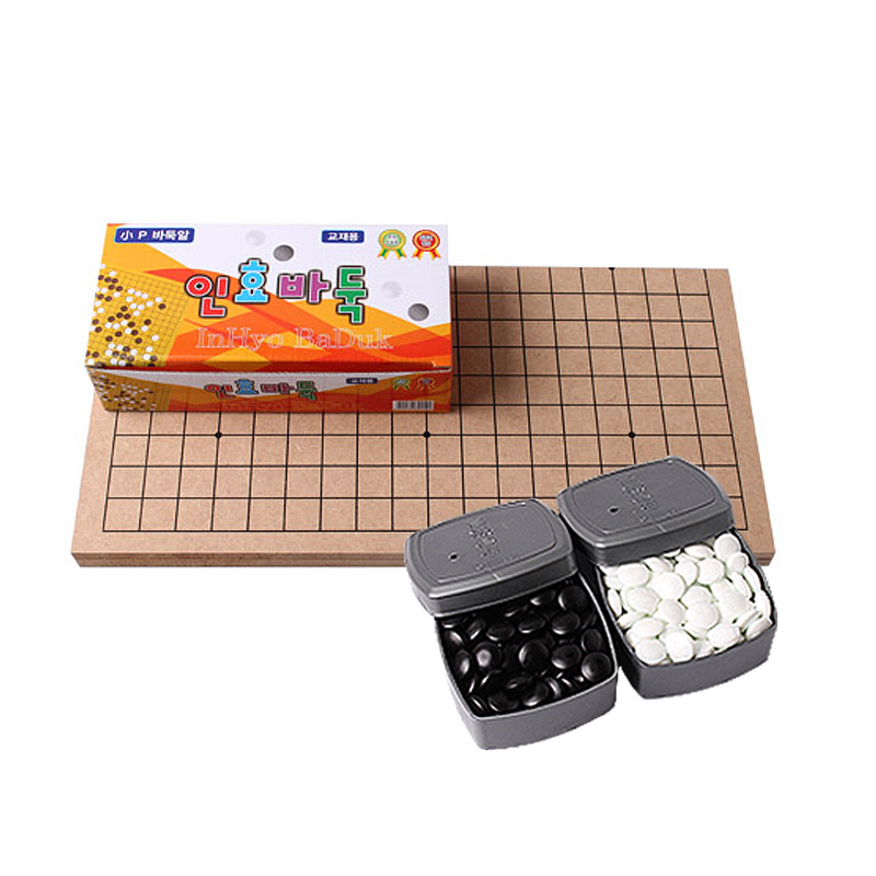 10mm 국산 정품 40년전통 인효초자 바둑판세트 바둑알 포함 바둑판 장기판 보드게임 15,800원