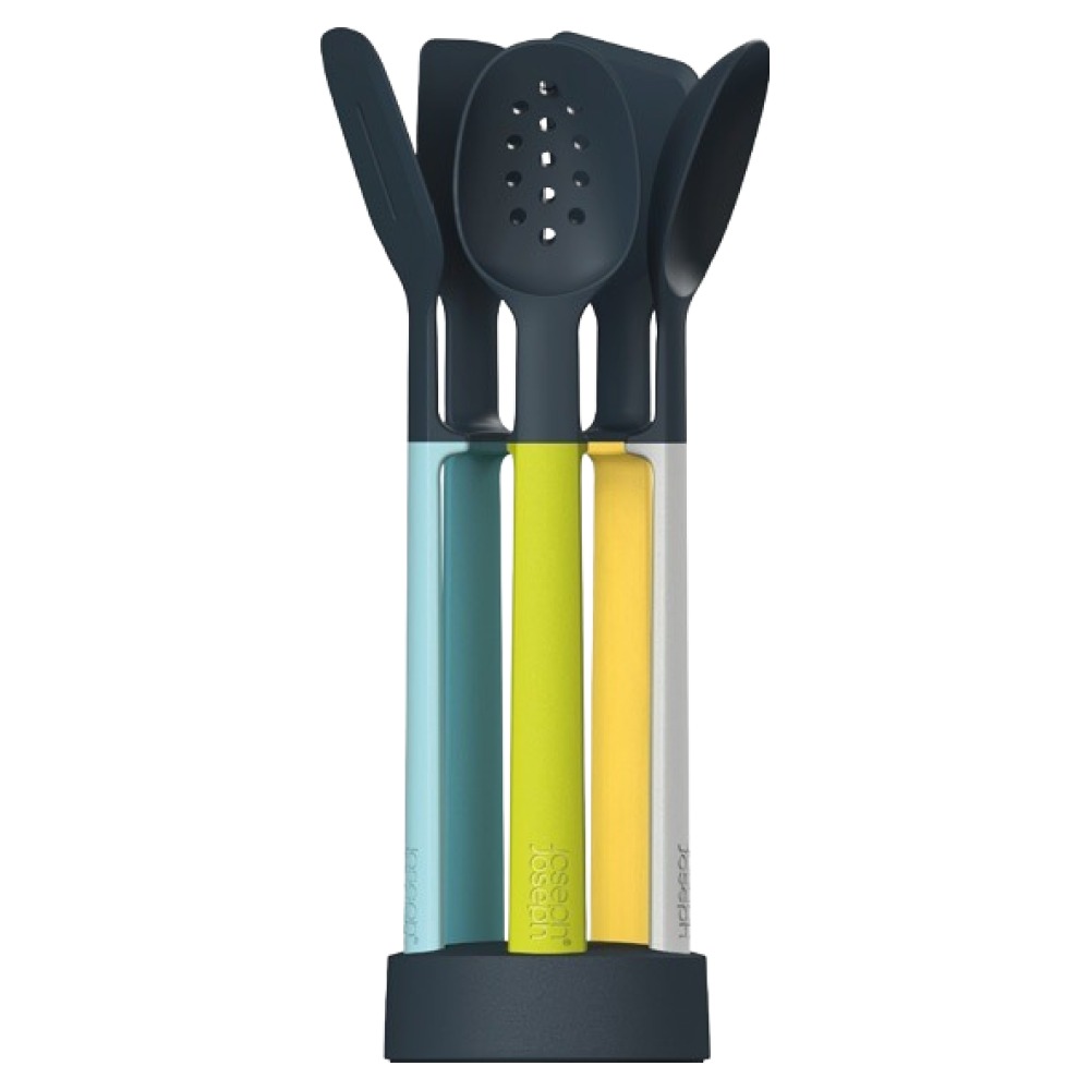 조셉조셉 엘리베이트 실리콘 키친툴 조리도구 5종 받침대, 키친툴 5종 + 받침대, 혼합색상, 1개 45,090원