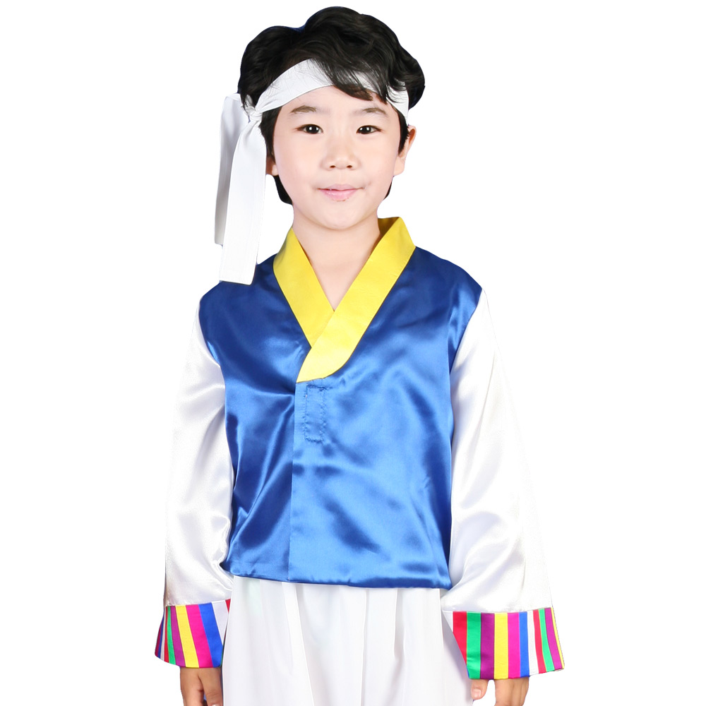 DCW21 아동 남자 한복 운동회 발표회 3종 세트, DCW21 색동S, 1개 32,900원