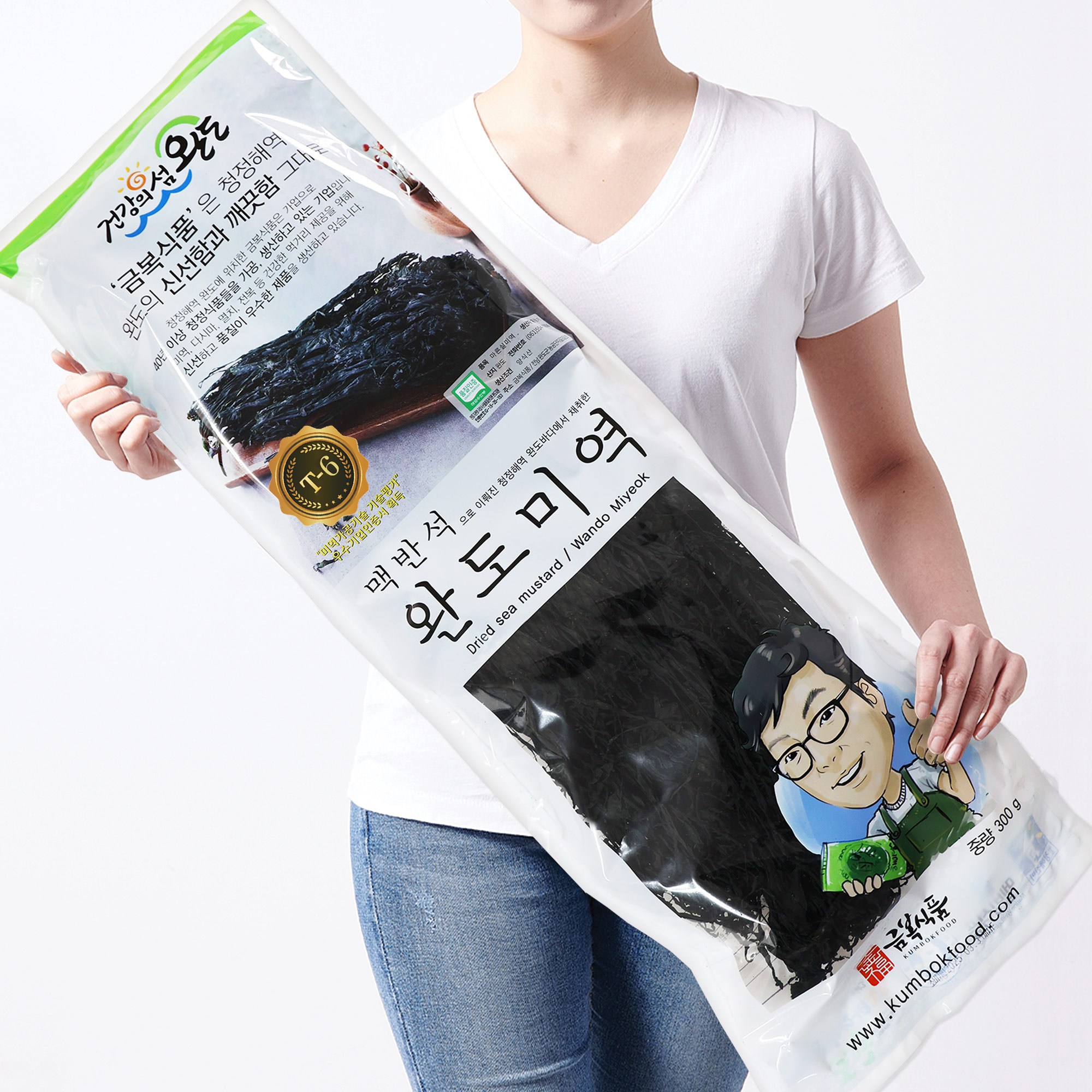 금복식품 완도 맥반석 미역 햇미역 미역국용 산모용, 맥반석완도미역300g, 1개 11,930원