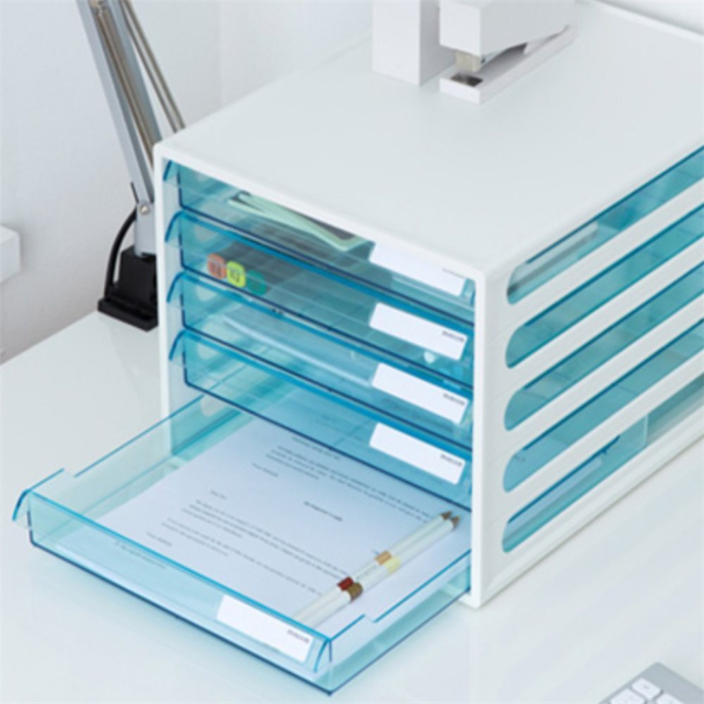 마이소네 서류함 4단 5단 책상위서랍함 문서보관상자 49,600원