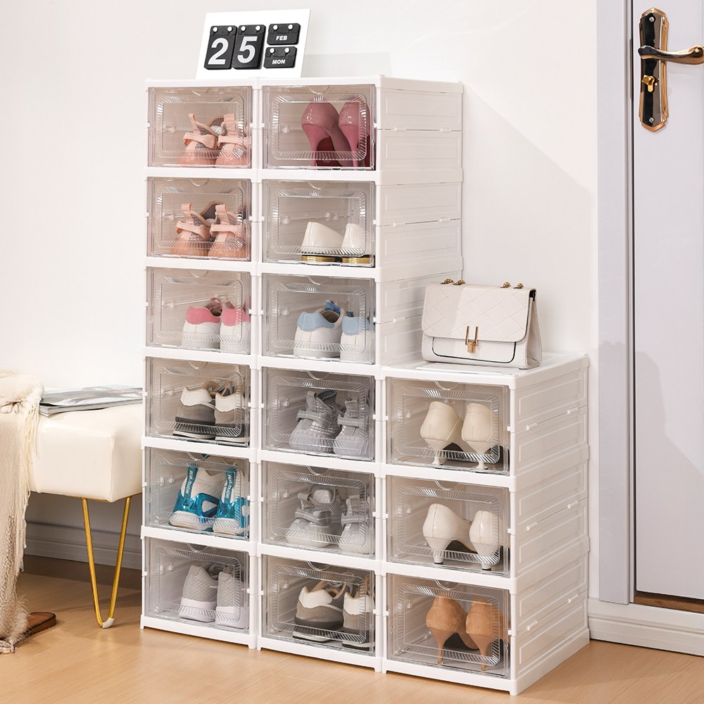 바이퀸 원터치 접이식 6단 신발장 정리함 현관 틈새 수납장 정리대 신발 25,940원