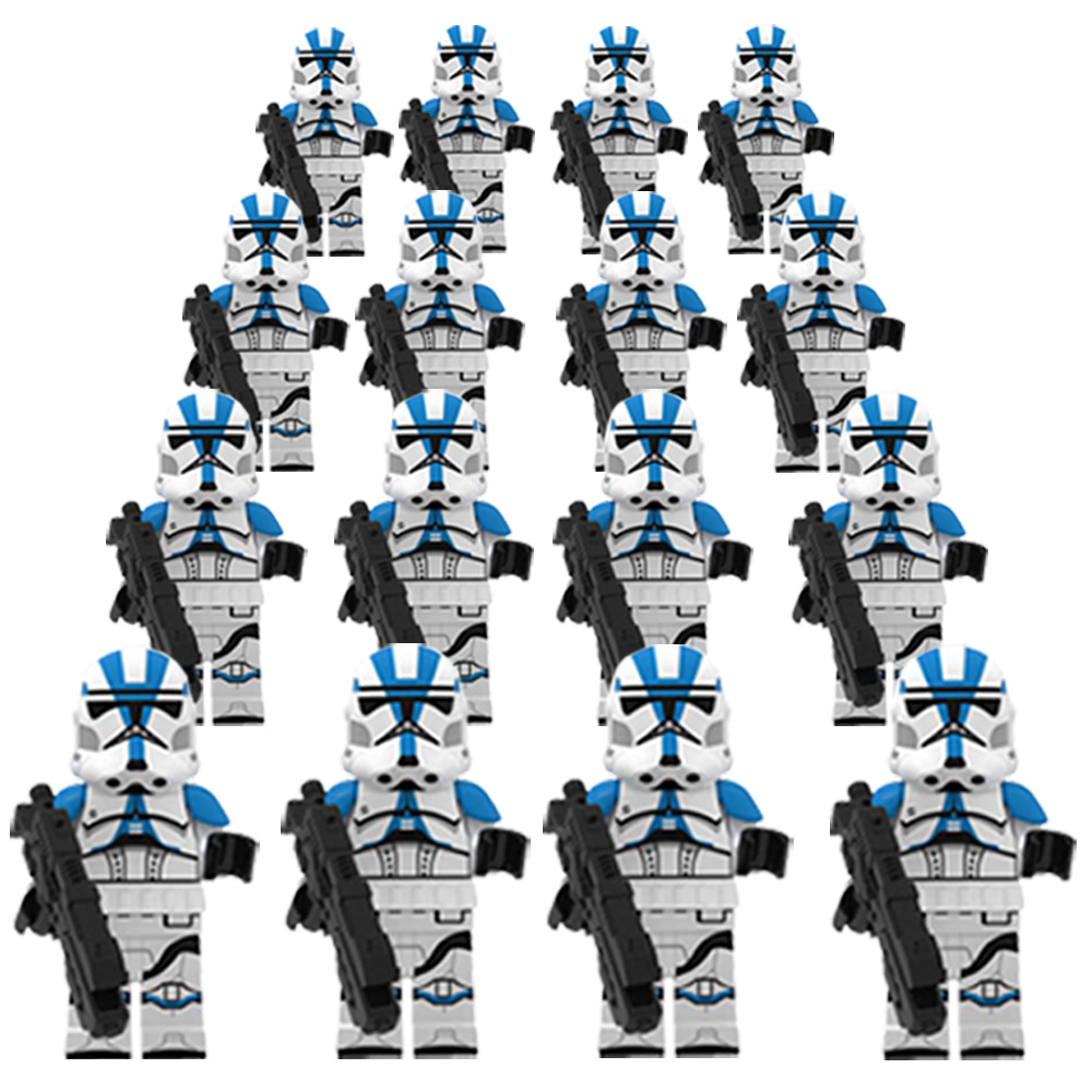스타워즈 클론트루퍼(블루) 부대 세트 제국군 밀리터리아미 호환블럭 브릭미니피규어 취미/수집/장식/컬렉션용 커스텀 블록피겨, 1개 33,000원