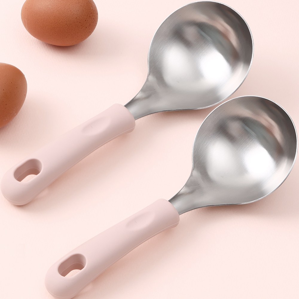 파쿠젠 1+1 스텐304 실리콘손잡이 스텐국자 서빙스푼 전현무 국자 핑크 16,800원