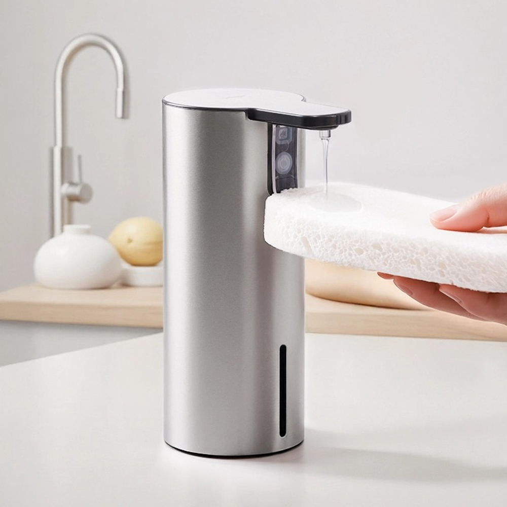 Umimile스테인리스 스틸 소재, 젤타입, 자동 센서 디스펜서 정량 분사 비접촉식 손세정기 충전식 무선 벽걸이형, 무타공 메탈 소재, 주방세제/핸드워시/샴푸/바디워시 호환, 1개, 실버 49,700원