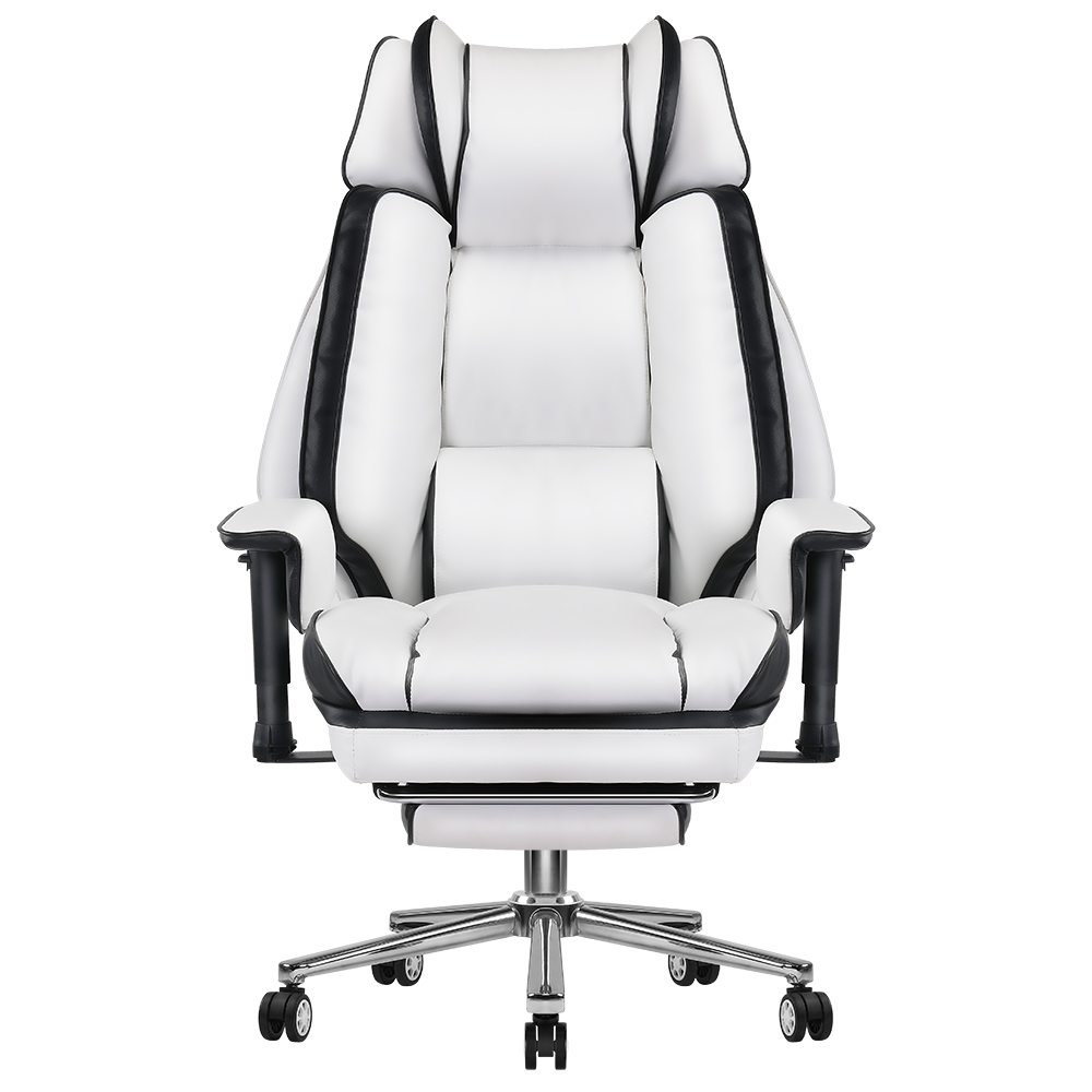 벤트론스 침대형 중역의자 하중150KG 게이밍 의자 컴퓨터 사무용 가죽의자 리클라이너  160도 틸팅조절 발받침대 2D팔걸이 119,900원