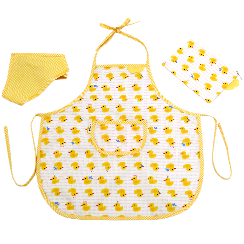 세맘스 아동용 방수 앞치마 두건 파우치 3종 세트 10,730원
