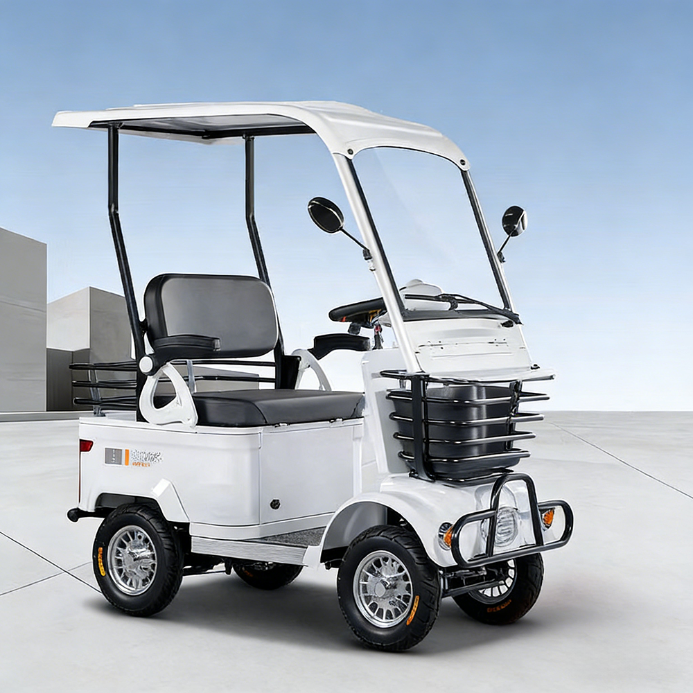 투빈스 4륜 전동휠체어 노인전동차 어르신 전동차 스쿠터 휠체어 장애인차 할머니전동차, 화이트, 800W 60V 36a 배터리 80km, 현재가 1,861,100원