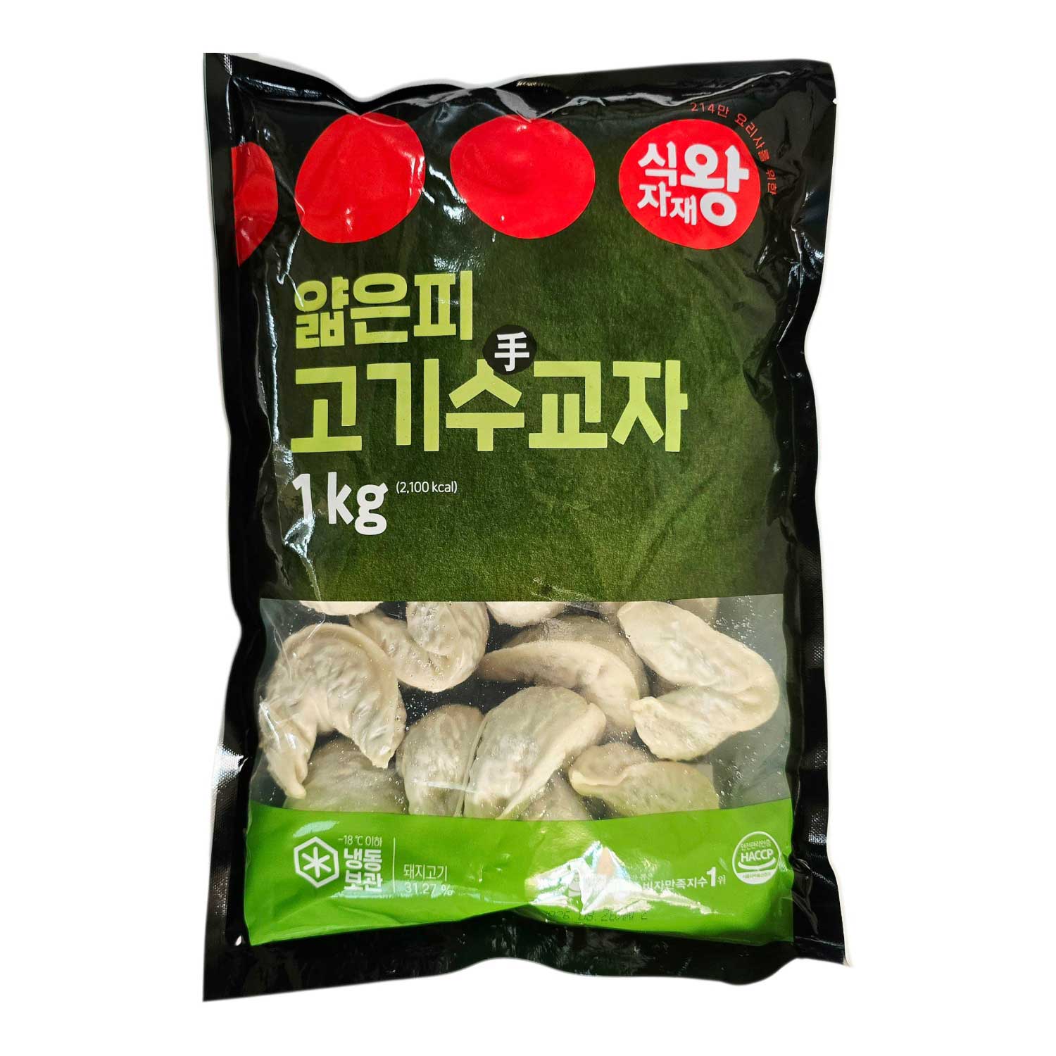 식자재왕 얇은피 고기수교자 만두, 1개, 1kg 11,710원