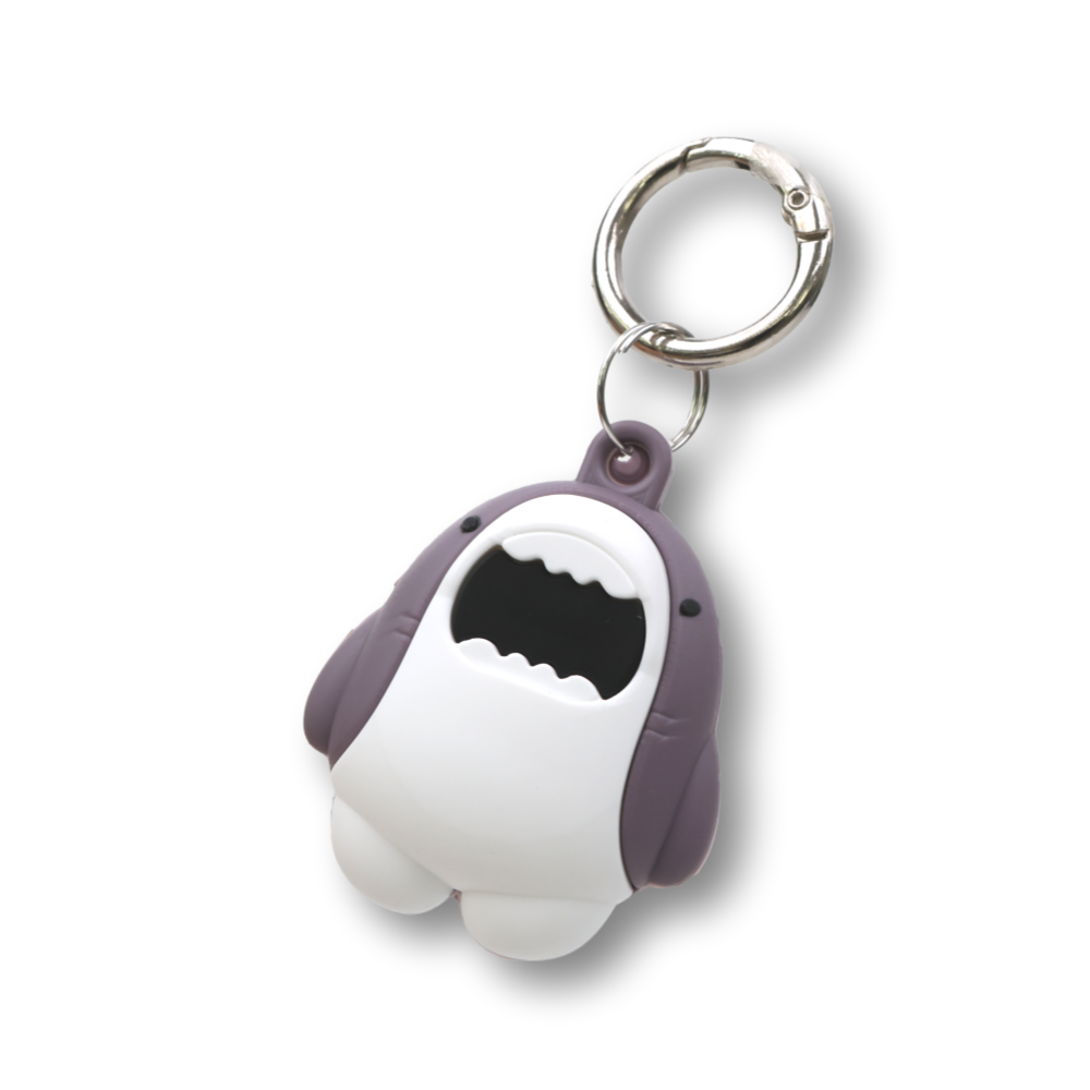 코지박스 에어태그 케이스 충격흡수 캐릭터 키링 홀더, 1개, 상어 7,800원