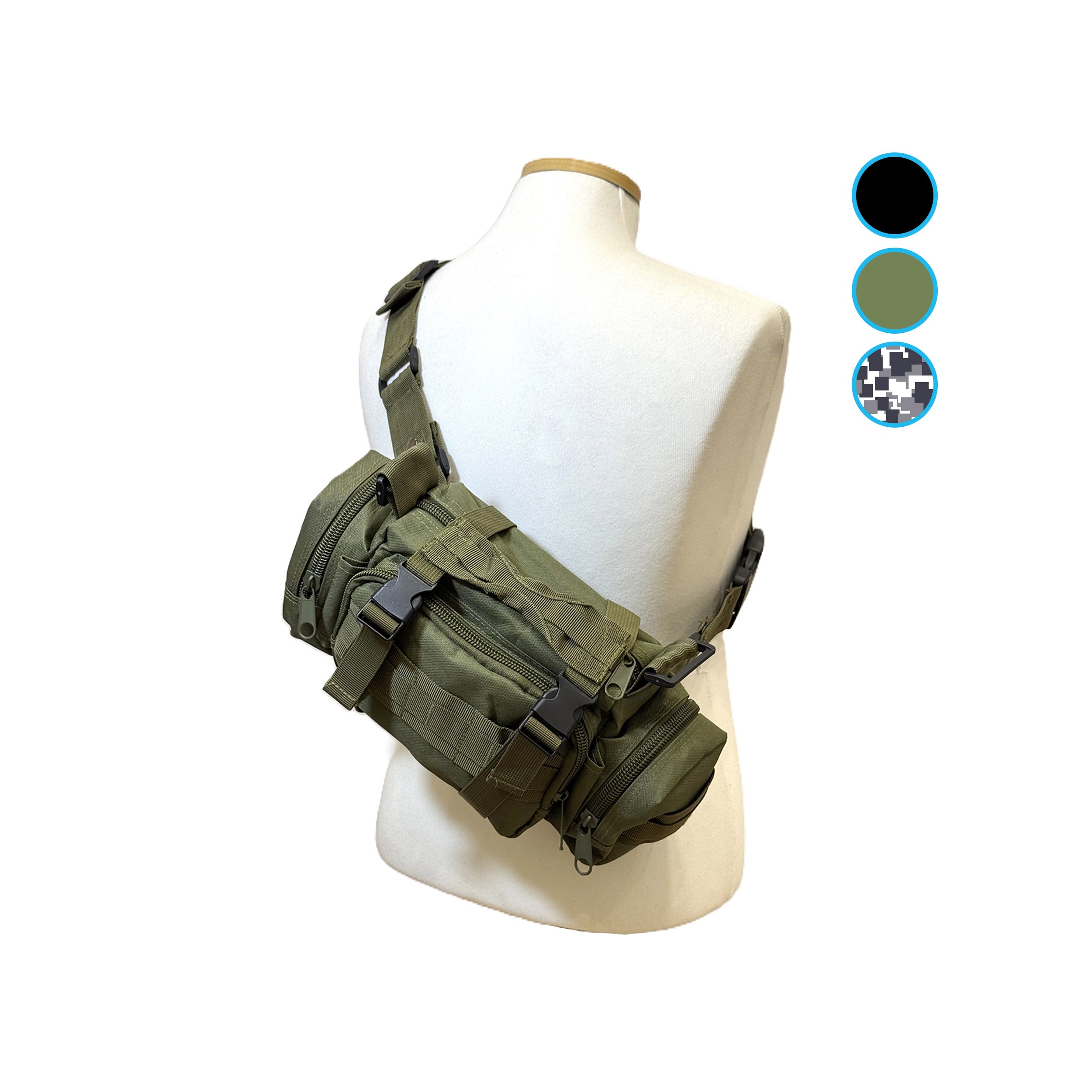 JHD PICK 오토바이 사이드백 택티컬 MOLLE 파우치 장거리 라이딩 가방 수납확장 13,800원